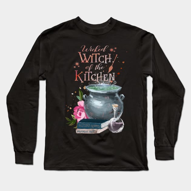 Wicked witch of the kitchen Long Sleeve T-Shirt by ArtStyleAlice